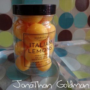 Hopificio Jar of Lemon Soaps Italian Lemons Finest Triple Milled 450G 15.87oz